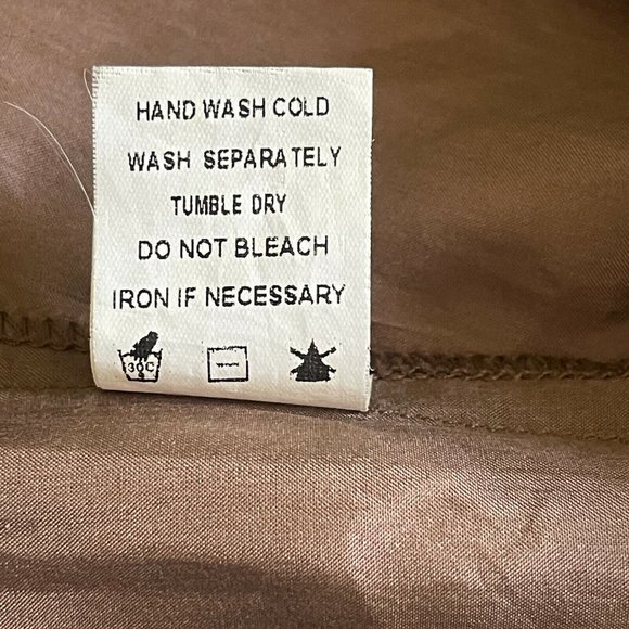 Miss Me 100% Silk Blouse sz Sm Womens Flutter Sleeve Floral Waist Babydoll Top - Picture 7 of 10